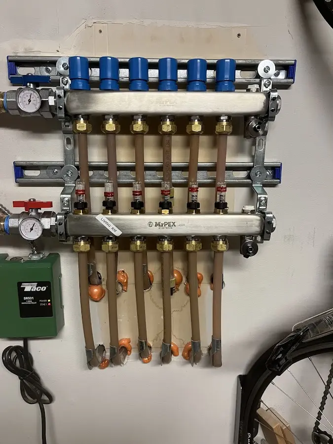 Plumber performing Gas Leak Detection at a residential property in Scarborough